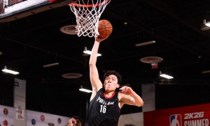 杨瀚森15分3板2帽得分新高 夏联G3开拓者击败鹈鹕