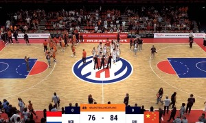 男篮热身赛-余嘉豪两双胡明轩13分 中国胜荷兰